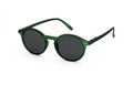 #D Shape Sunglasses in Green Crystal