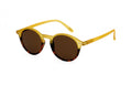 #D Shape Sunglasses in Yellow/Tortoise