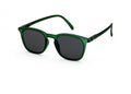 #E Shape Sunglasses in Green Crystal