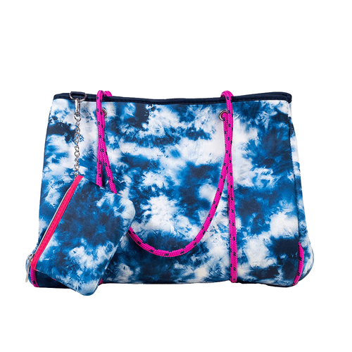 Emily Neoprene Tote in Tie Dye