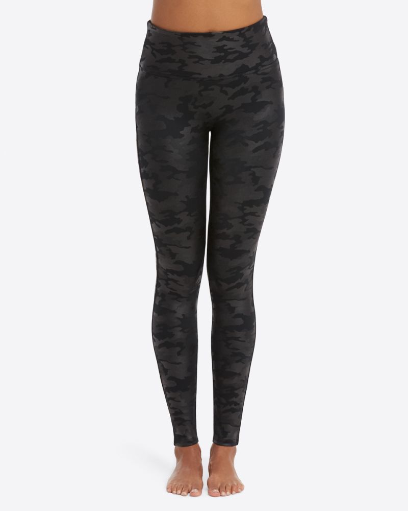 Faux Leather Leggings in Black Camo – Two Sole Sisters