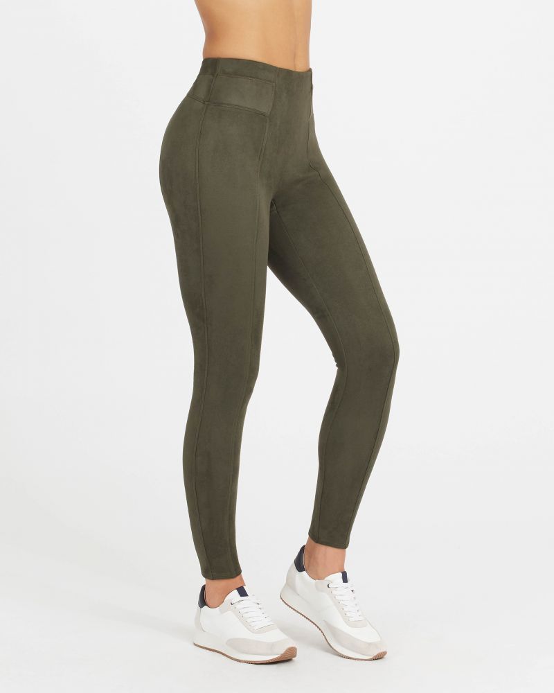 Faux Suede Leggings in Olive – Two Sole Sisters