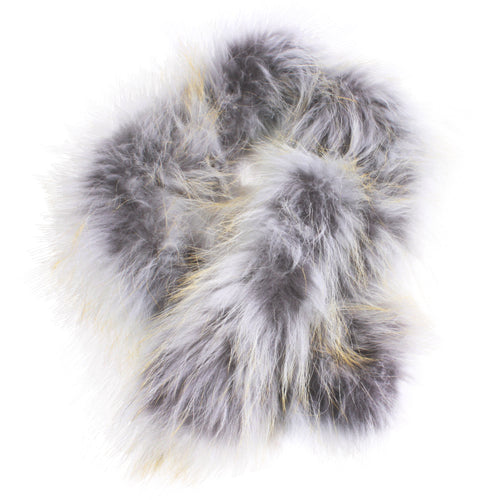 pull through fur scarf