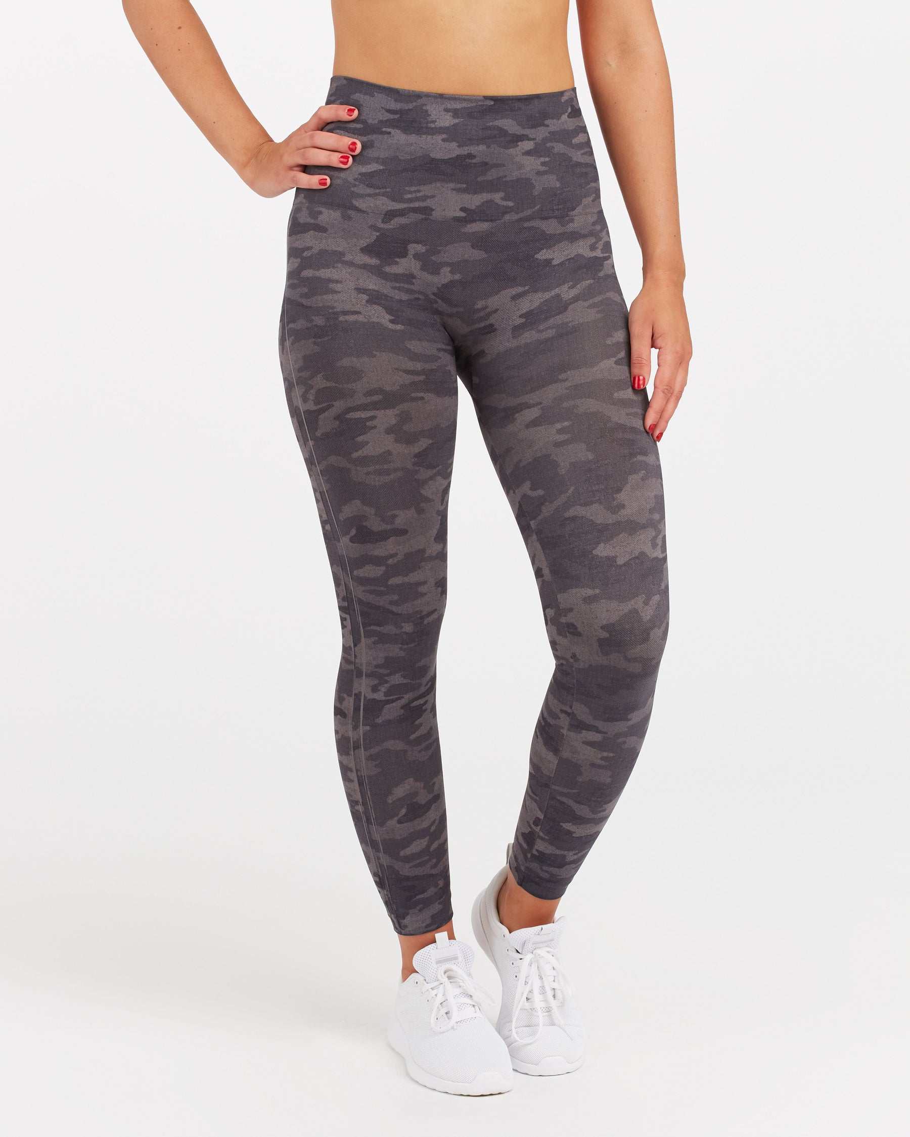 Buy YEOREO Women Seamless Camo Leggings High Waisted Gym Yoga Pants Blue L  at Amazon.in