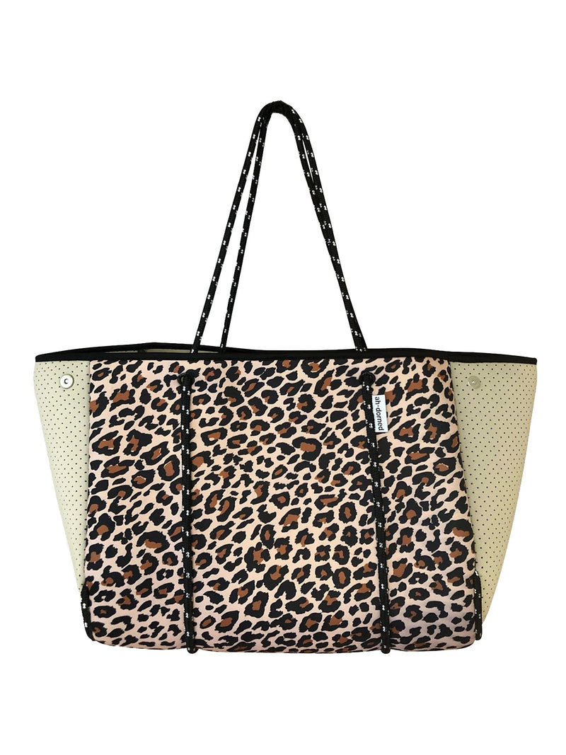 Neoprene Tote in Leopard