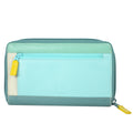 blue green mint aqua wallet cell phone