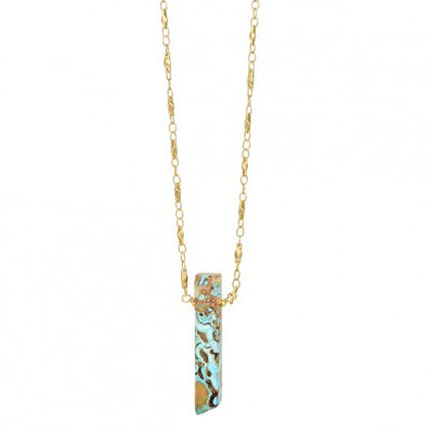 N2024-G Necklace in Chrysocolla