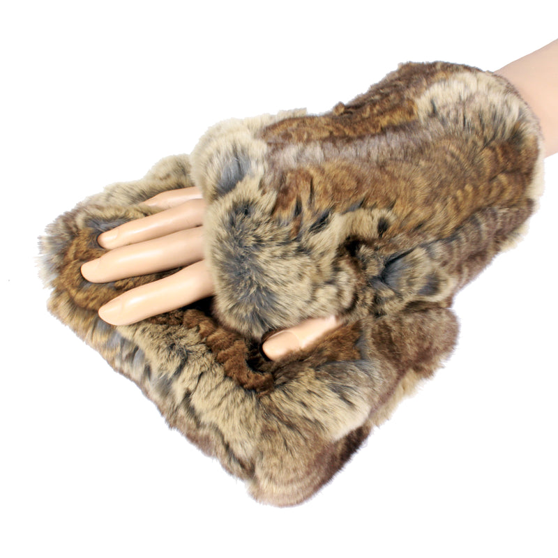 natural fur hand warmers