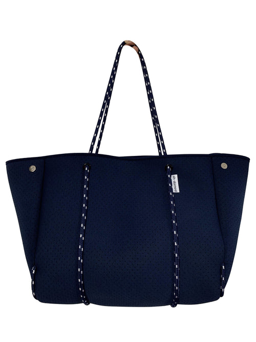 Neoprene Tote in Navy