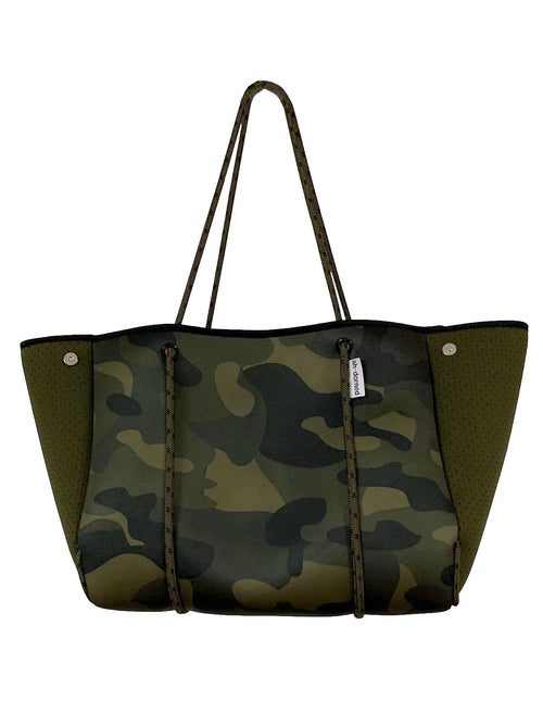 Neoprene Tote in Army Camo