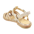 italian la bottega di lisa sandals metallic