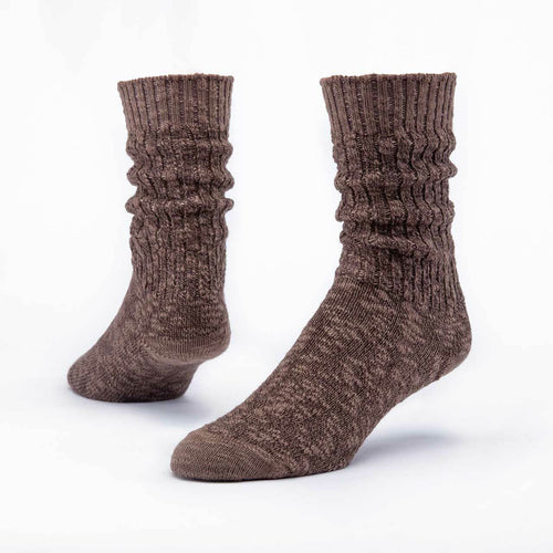 Ragg Sock in Solid Chestnut