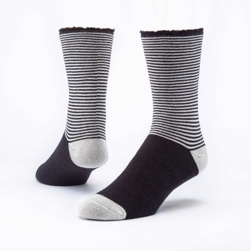 Recovery Socks in Black Stripe
