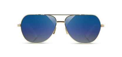 Redmond in Gold/Ebony/Blue Flash (Polarized)