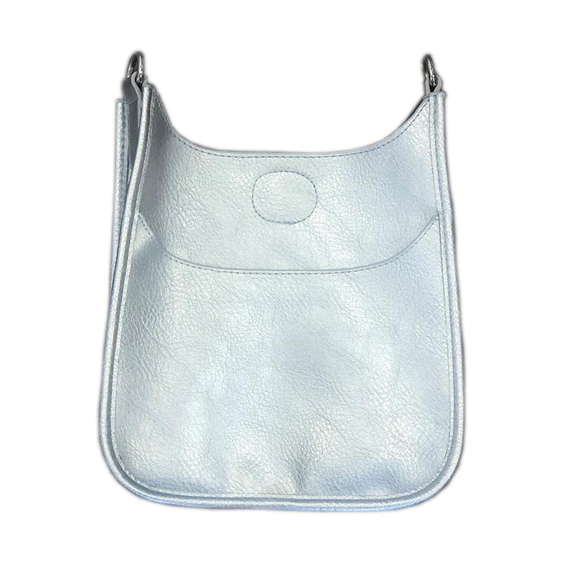 Mix & Match Mini Messenger Bag in Silver