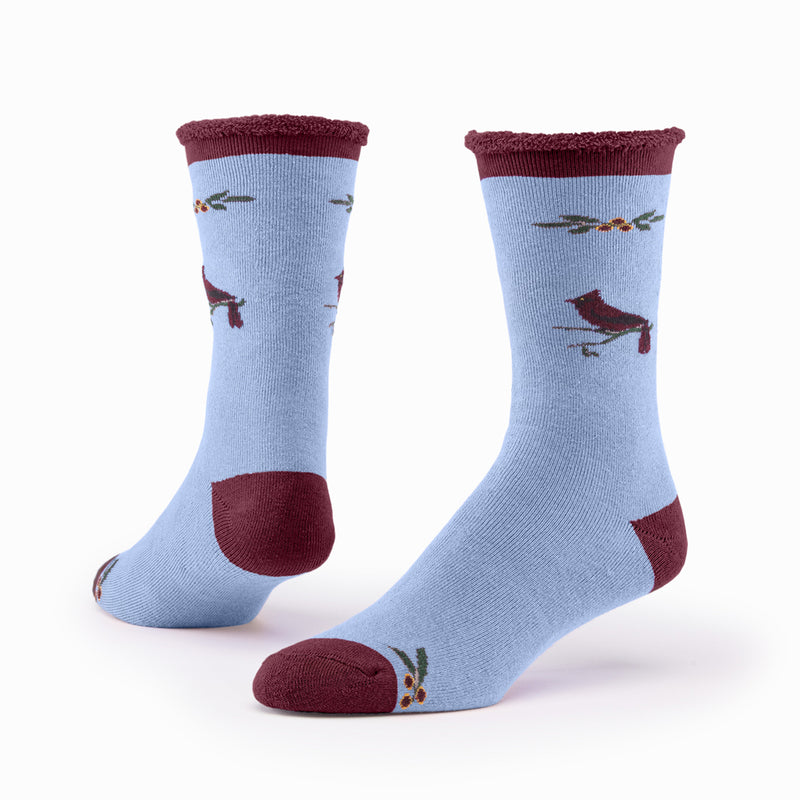 Snuggle Socks in Cardinal Blue