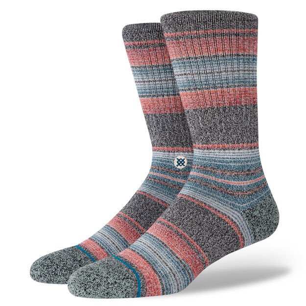 Timmy Men's Crew in Black/Red/Blue