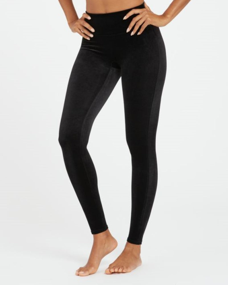 Spanx Velvet Leggings in black size extra small - $51 - From J
