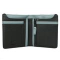 mens bifold black blue 1316