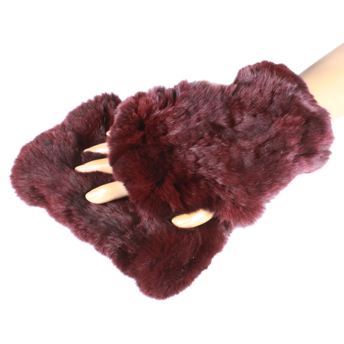 wine fur handwarmers